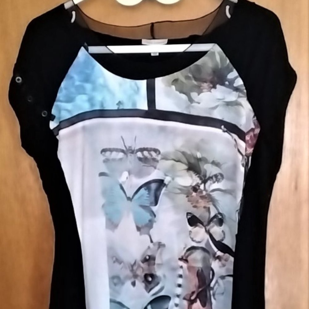 LINEA DOMANI TUNIC TOP, LIKE NEW